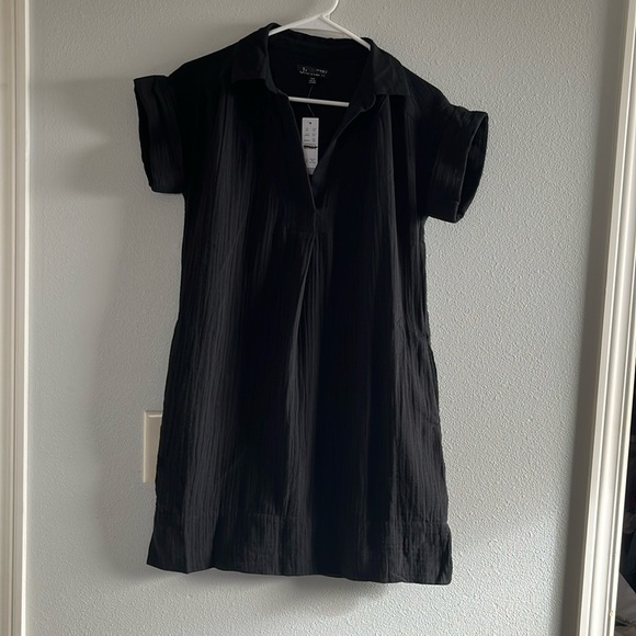 J. Crew V-Neck Shirtdress in Soft Gauze - Picture 3 of 8